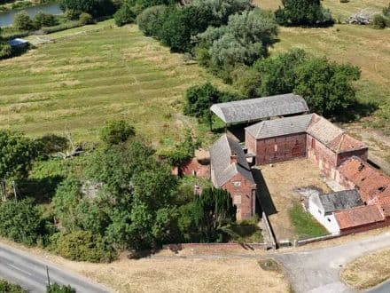 GRADE II LISTED FARM HOUSE WITH BARNS and approx. 17 acres grassland